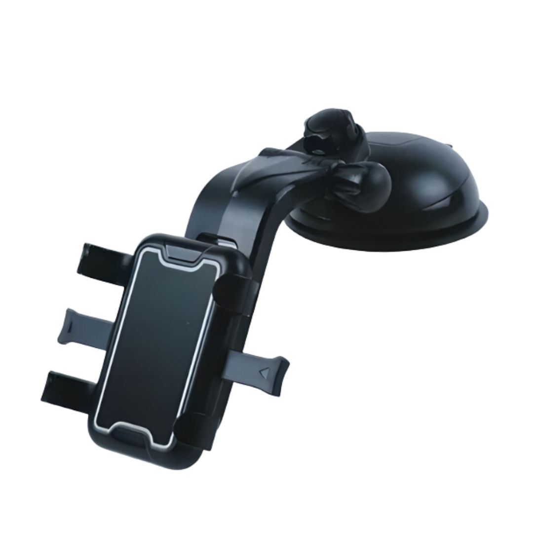 حامل موبايل للسيارة بدوران 360 درجة - أسود