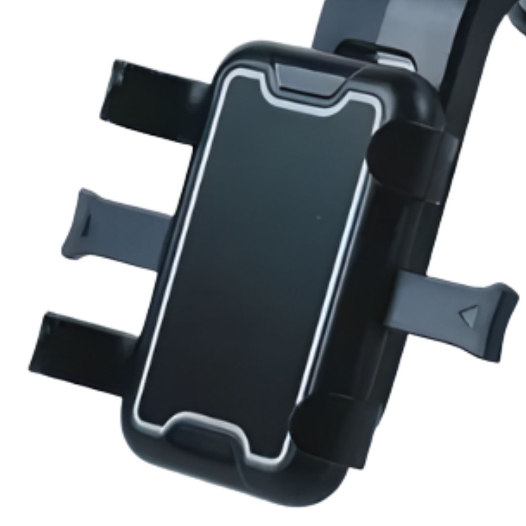 حامل موبايل للسيارة بدوران 360 درجة - أسود