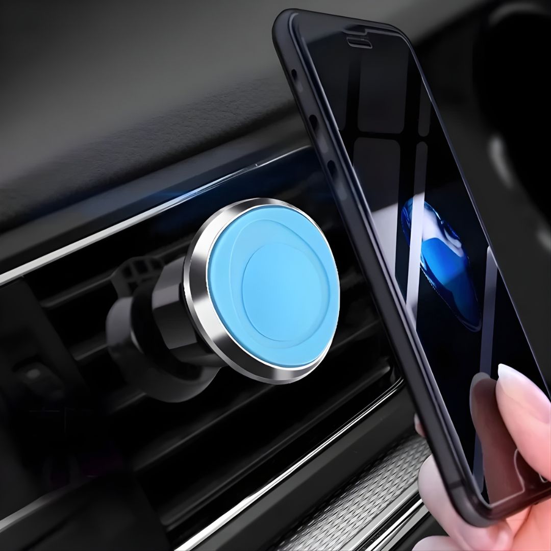 حامل موبايل  مغناطيسي  لمخرج المكيف - أسود