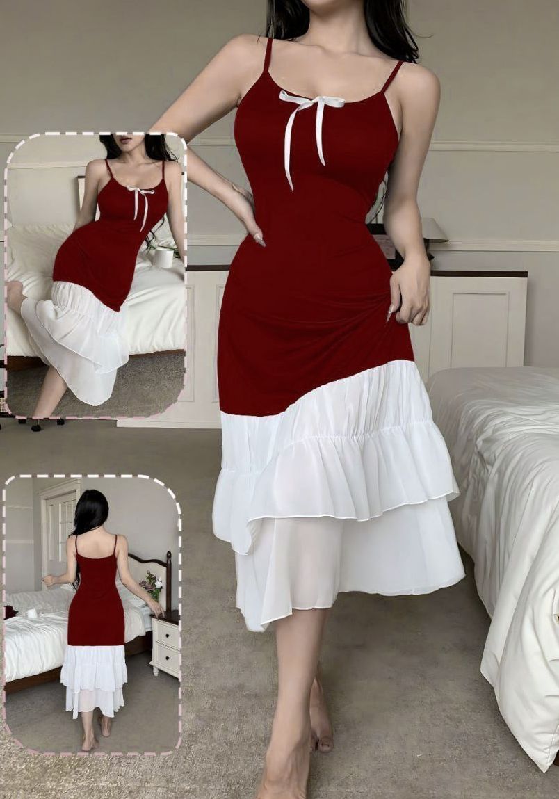 Loungewear Dress With Chic White