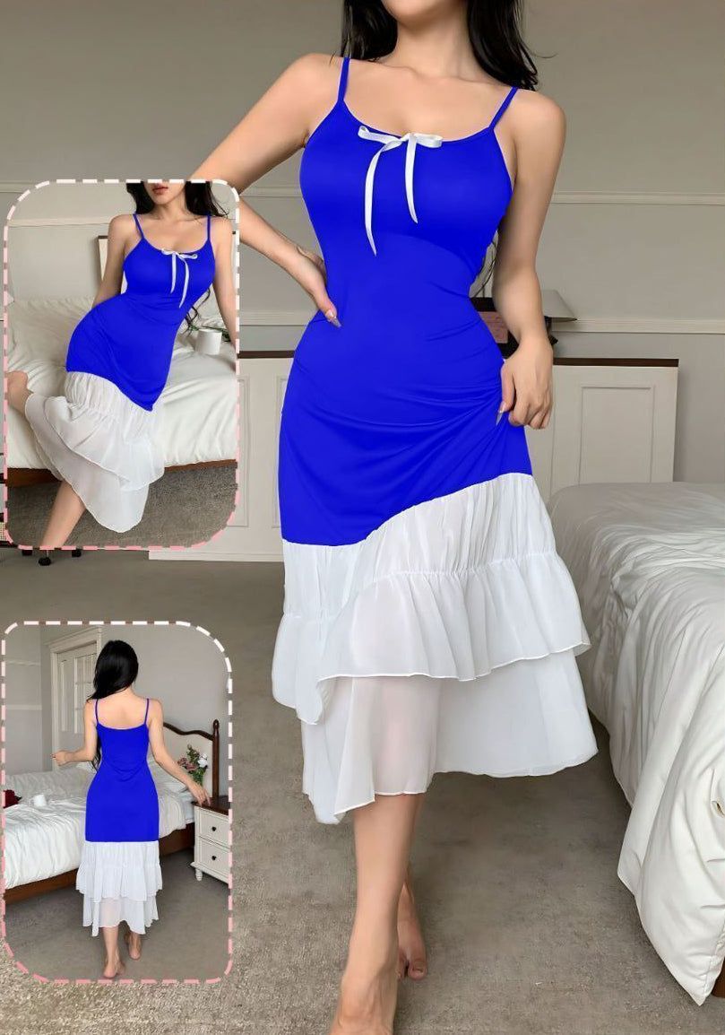 Loungewear Dress With Chic White